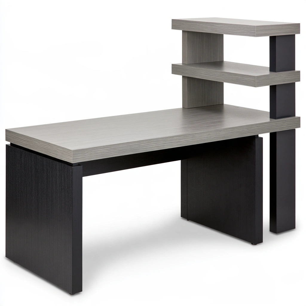 Scrivania da ufficio, colore grigio