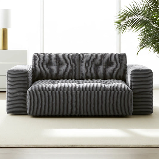 Divano contemporaneo, colore grigio scuro
